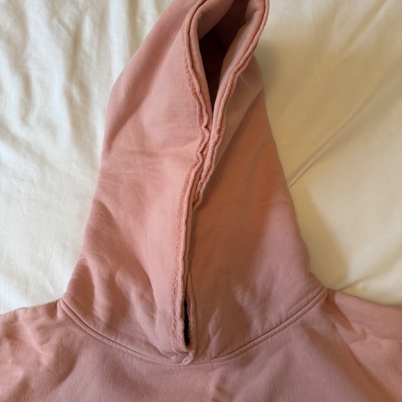 drew house mascot deconstructed hoodie in dusty rose - Picture 4 of 5